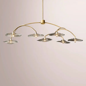 Nympha Clear Glass Round Chandelier