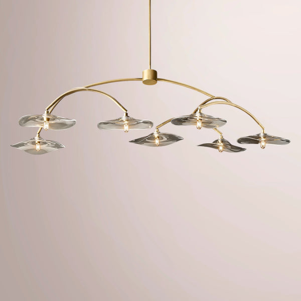 Nympha Clear Glass Round Chandelier