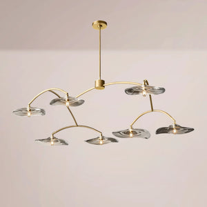 Nympha Clear Glass Round Chandelier