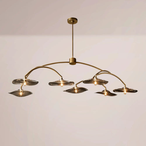 Nympha Clear Glass Round Chandelier