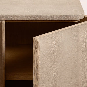 Linee Shagreen Media Console