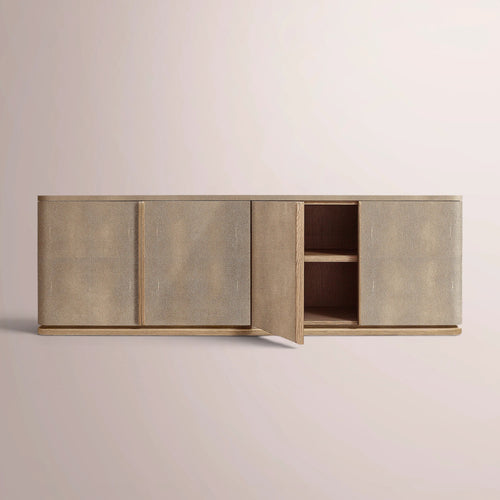 Linee Shagreen Media Console