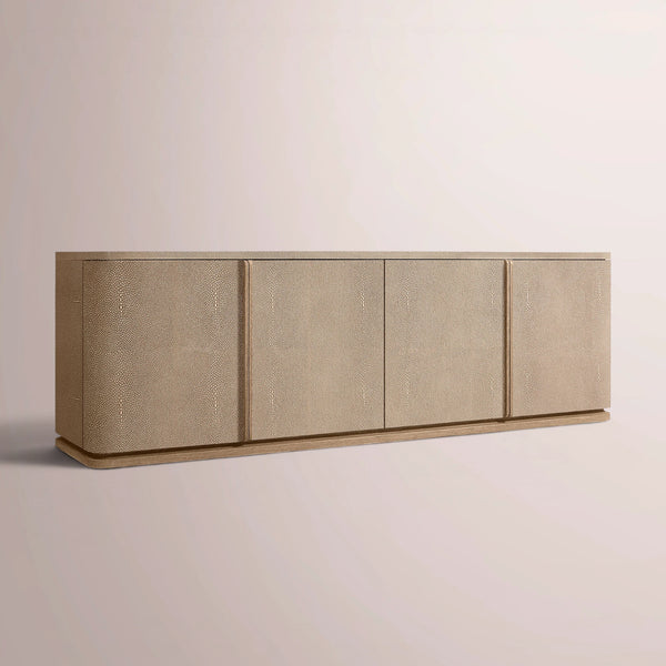 Linee Shagreen Media Console