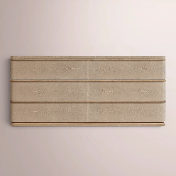 Linee Shagreen Drawer Dresser