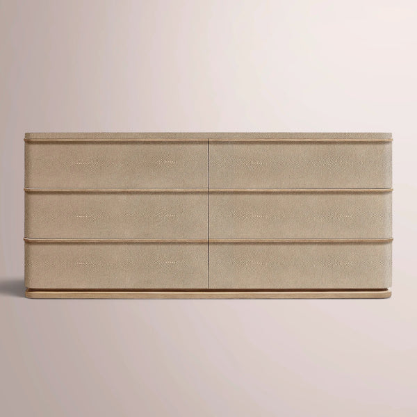 Linee Shagreen Drawer Dresser