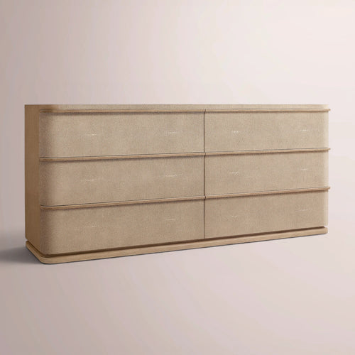 Linee Shagreen Drawer Dresser