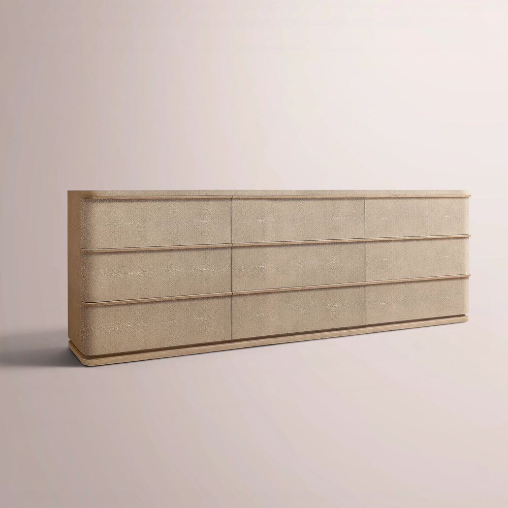 Linee Shagreen Drawer Dresser