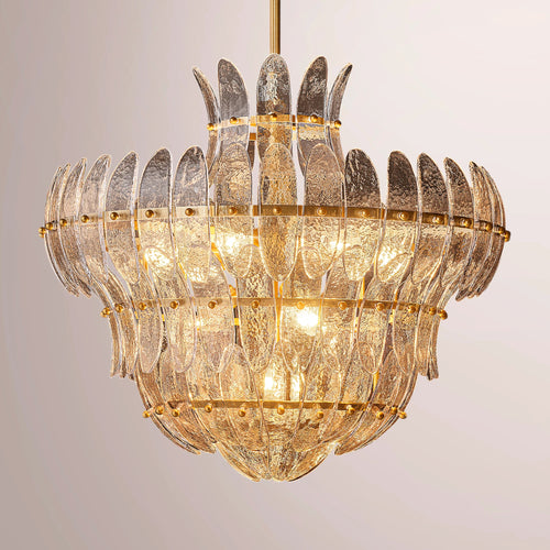 Amilar Clear Glass Round Chandelier