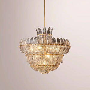 Amilar Clear Glass Round Chandelier
