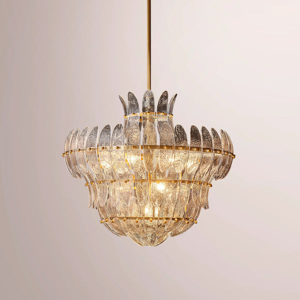 Amilar Clear Glass Round Chandelier