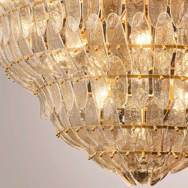 Amilar Clear Glass Round Chandelier