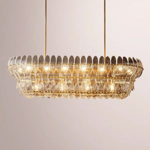 Amilar Clear Glass Linear Chandelier