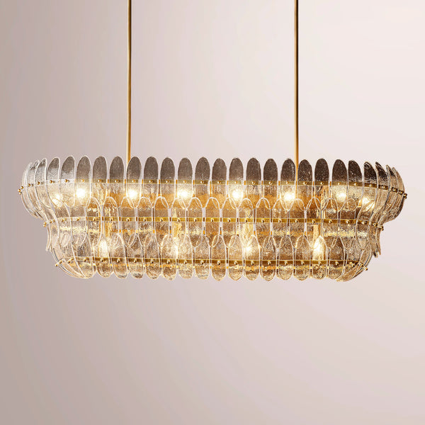 Amilar Clear Glass Linear Chandelier