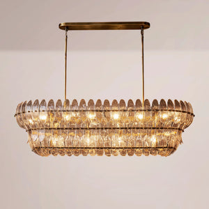 Amilar Clear Glass Linear Chandelier