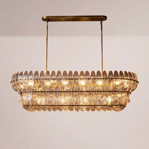 Amilar Clear Glass Linear Chandelier
