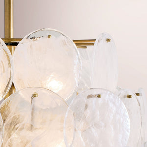 Lunara Glass Disc Chandelier
