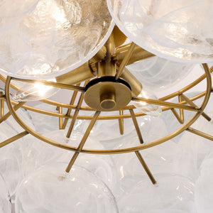 Lunara Glass Disc Chandelier