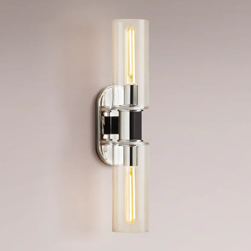 Harlen Double Sconce in Clear