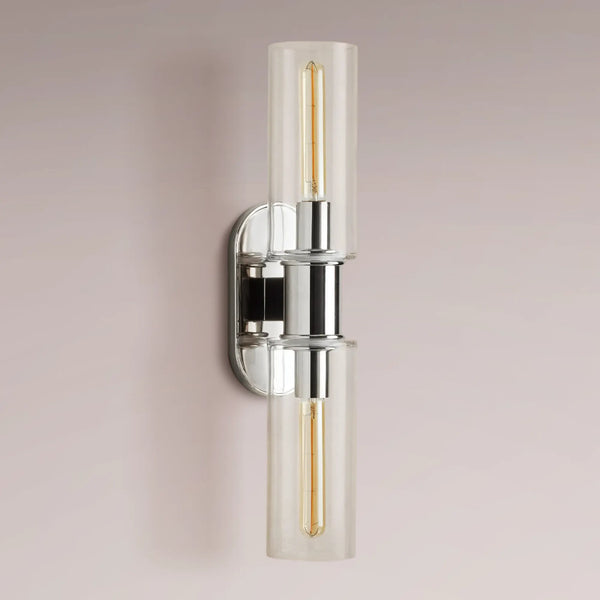Harlen Double Sconce in Clear