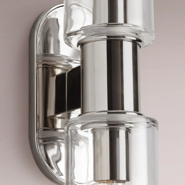Harlen Double Sconce in Clear