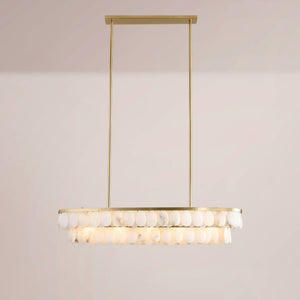 Aveline Alabaster Linear Chandelier