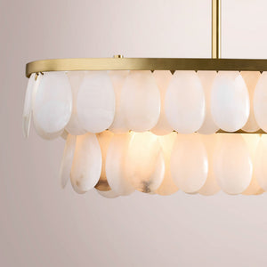 Aveline Alabaster Linear Chandelier