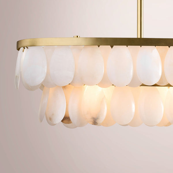 Aveline Alabaster Linear Chandelier