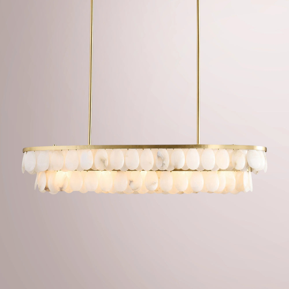 Aveline Alabaster Linear Chandelier