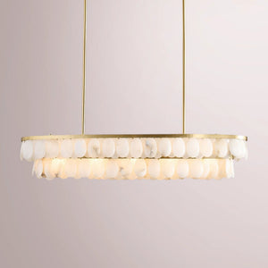 Aveline Alabaster Linear Chandelier