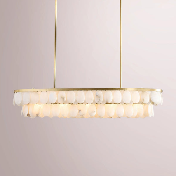 Aveline Alabaster Linear Chandelier