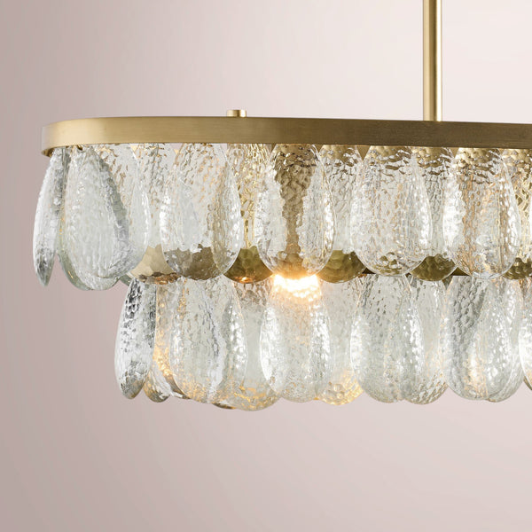 Aveline Glass Linear Chandelier