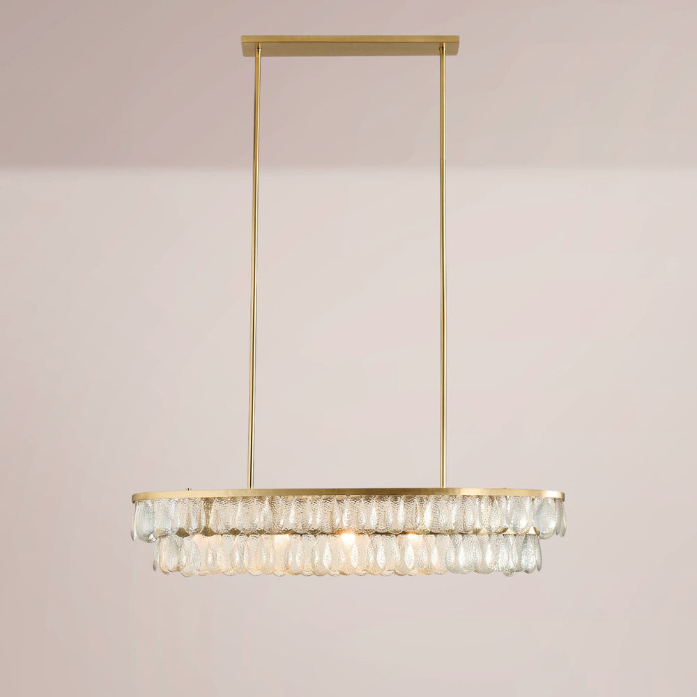 Aveline Glass Linear Chandelier