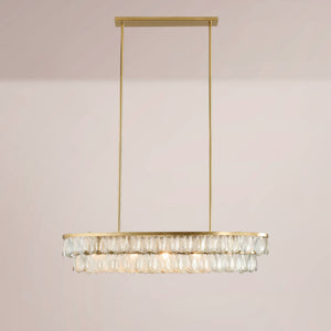 Aveline Glass Linear Chandelier