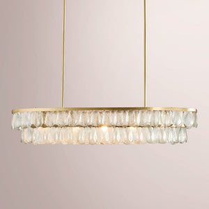 Aveline Glass Linear Chandelier