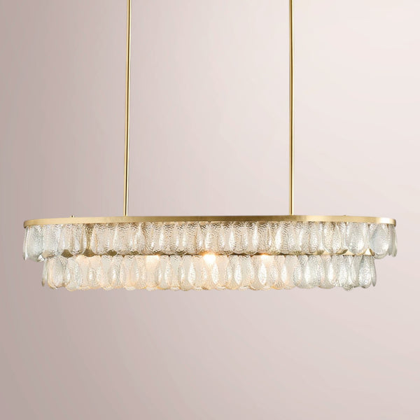 Aveline Glass Linear Chandelier