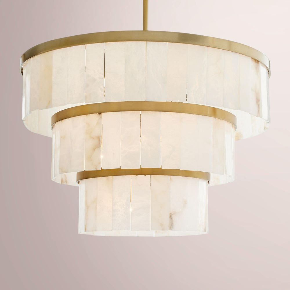 Wendham Alabaster 3 Tier Chandelier