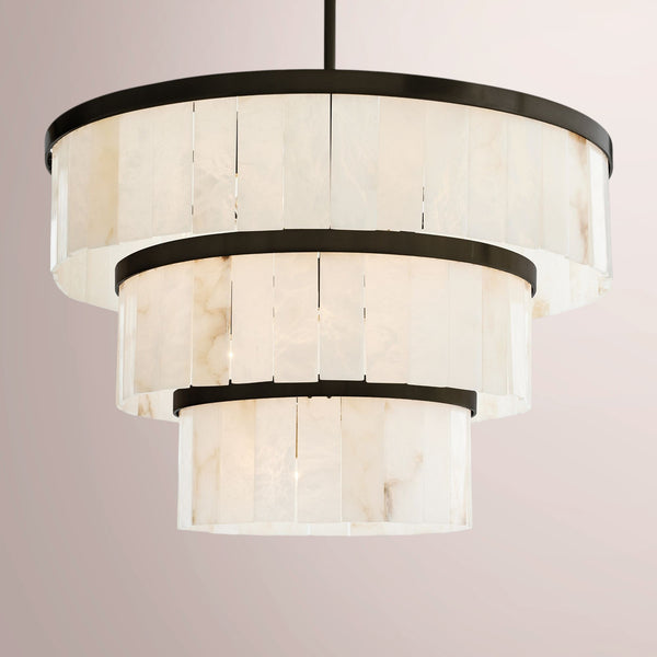 Wendham Alabaster 3 Tier Chandelier