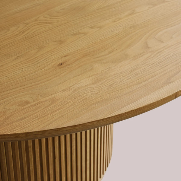 Fanny Round Wood Dining Table